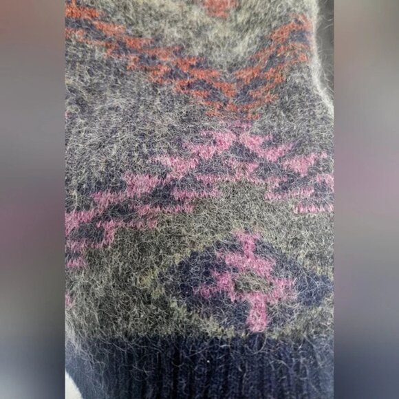 Vintage St Michael y2k 100% Scottish Wool Crewneck BoXy sz L Sweater UniseX - Picture 5 of 10